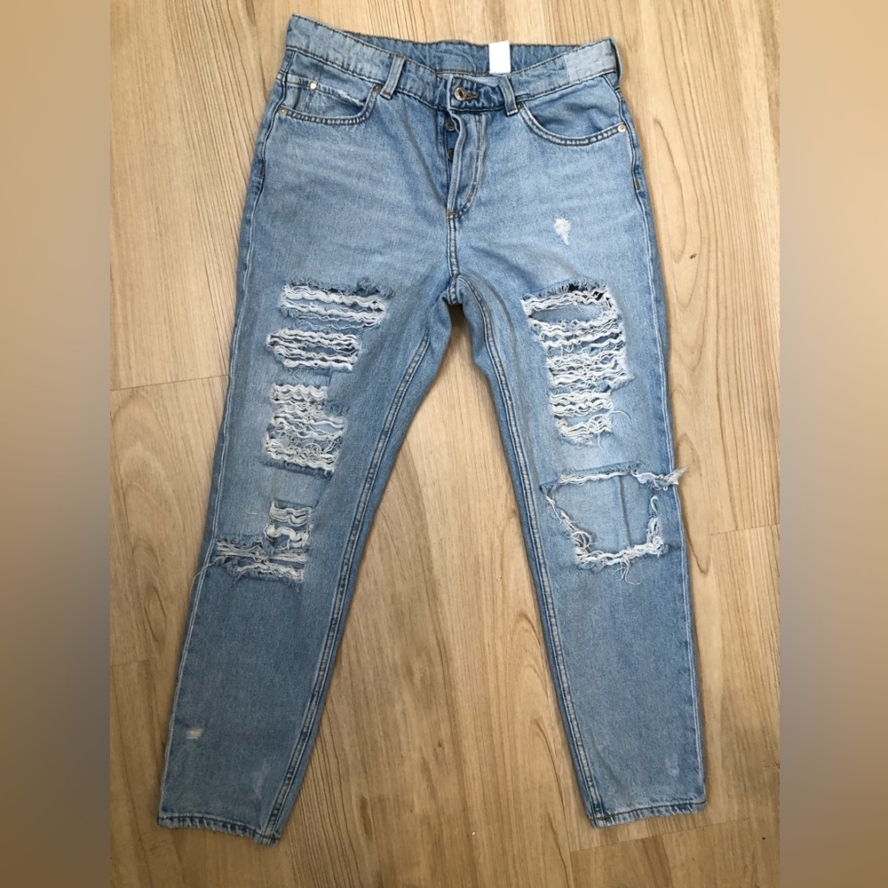 &Denim Women’s Boyfriend Low Waist Jeans— Size 6